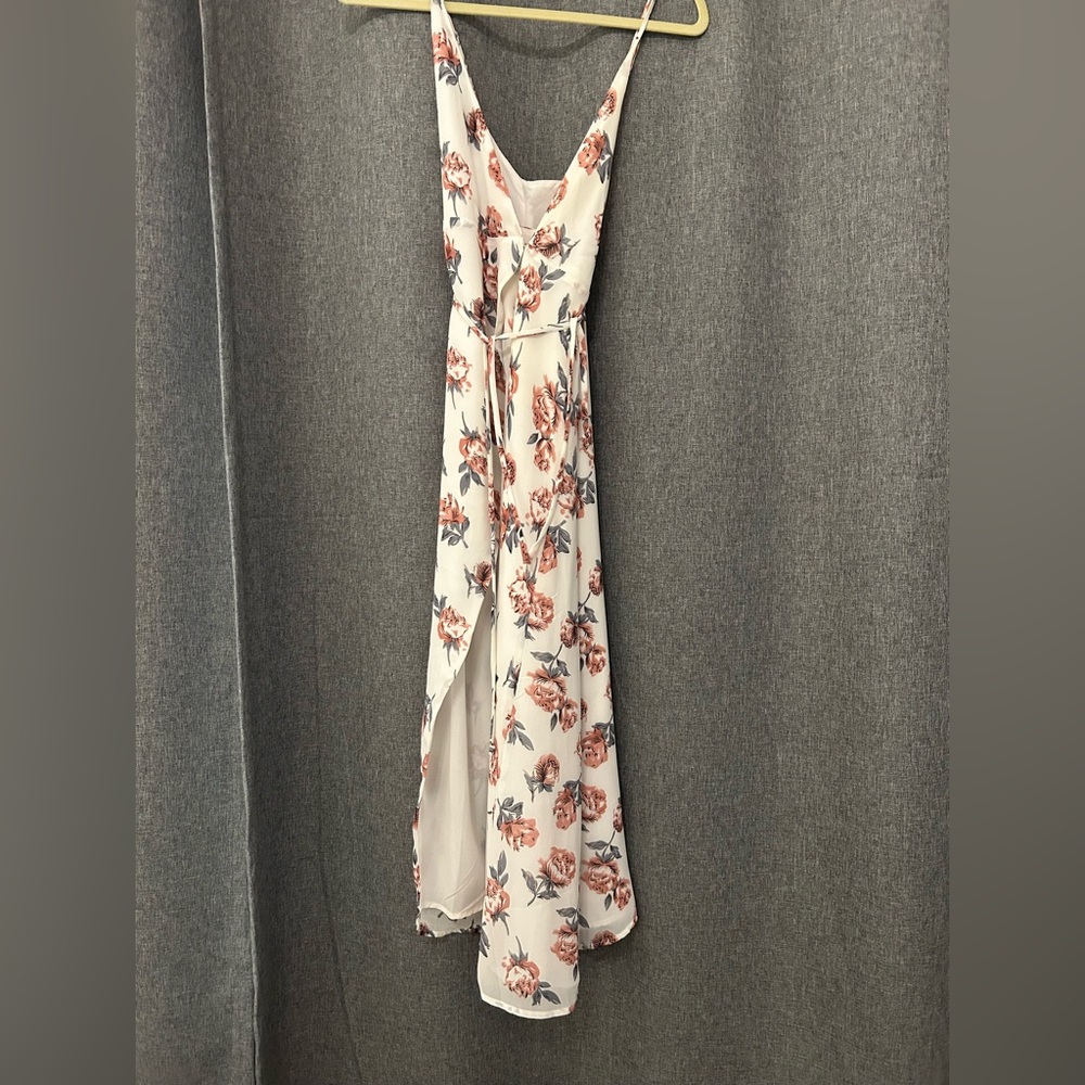 Luca Floral MIDI Wrap-dress
